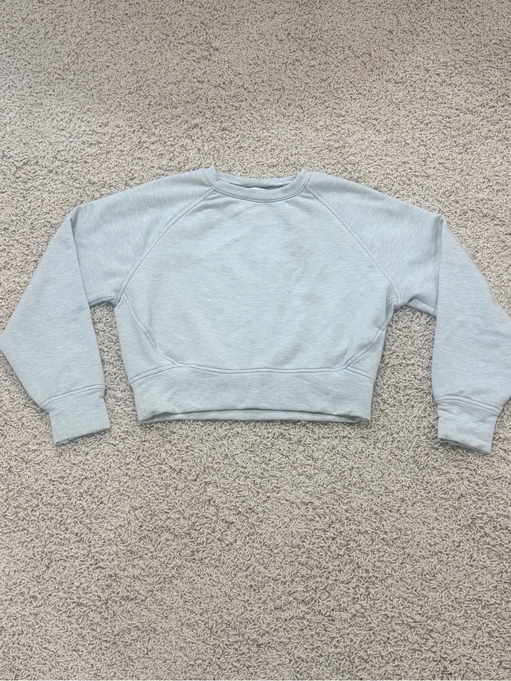 Athleta Girl Cropped Crewneck Sweatshirt - Light Green